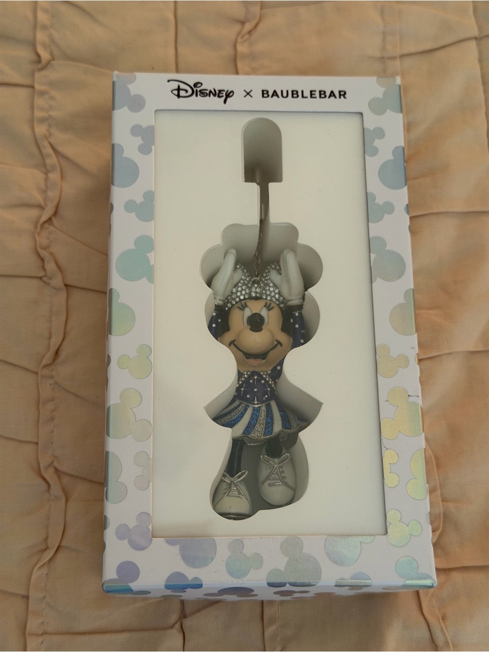 BaubleBar Minnie Figure Skater Bag Charm